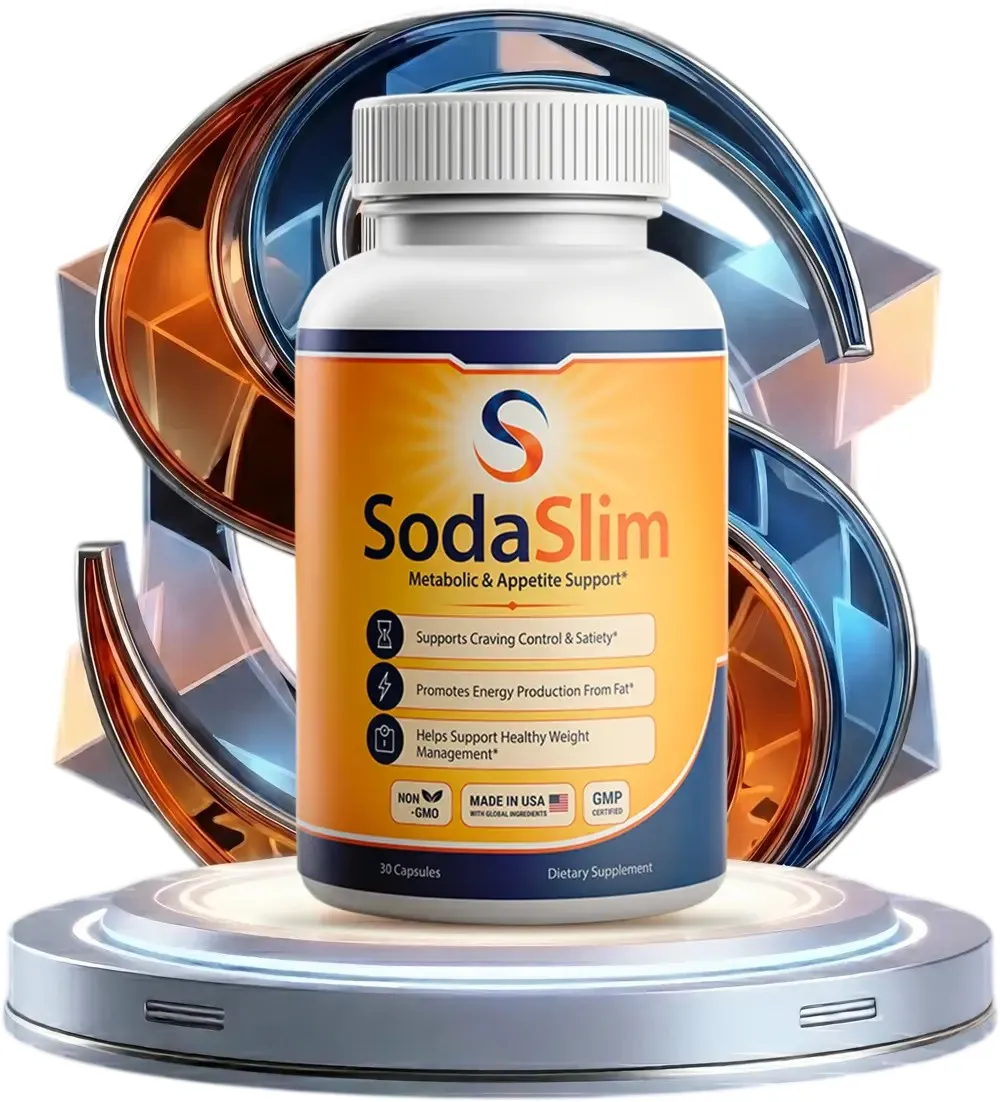 SodaSlim natural metabolism supplement bottle